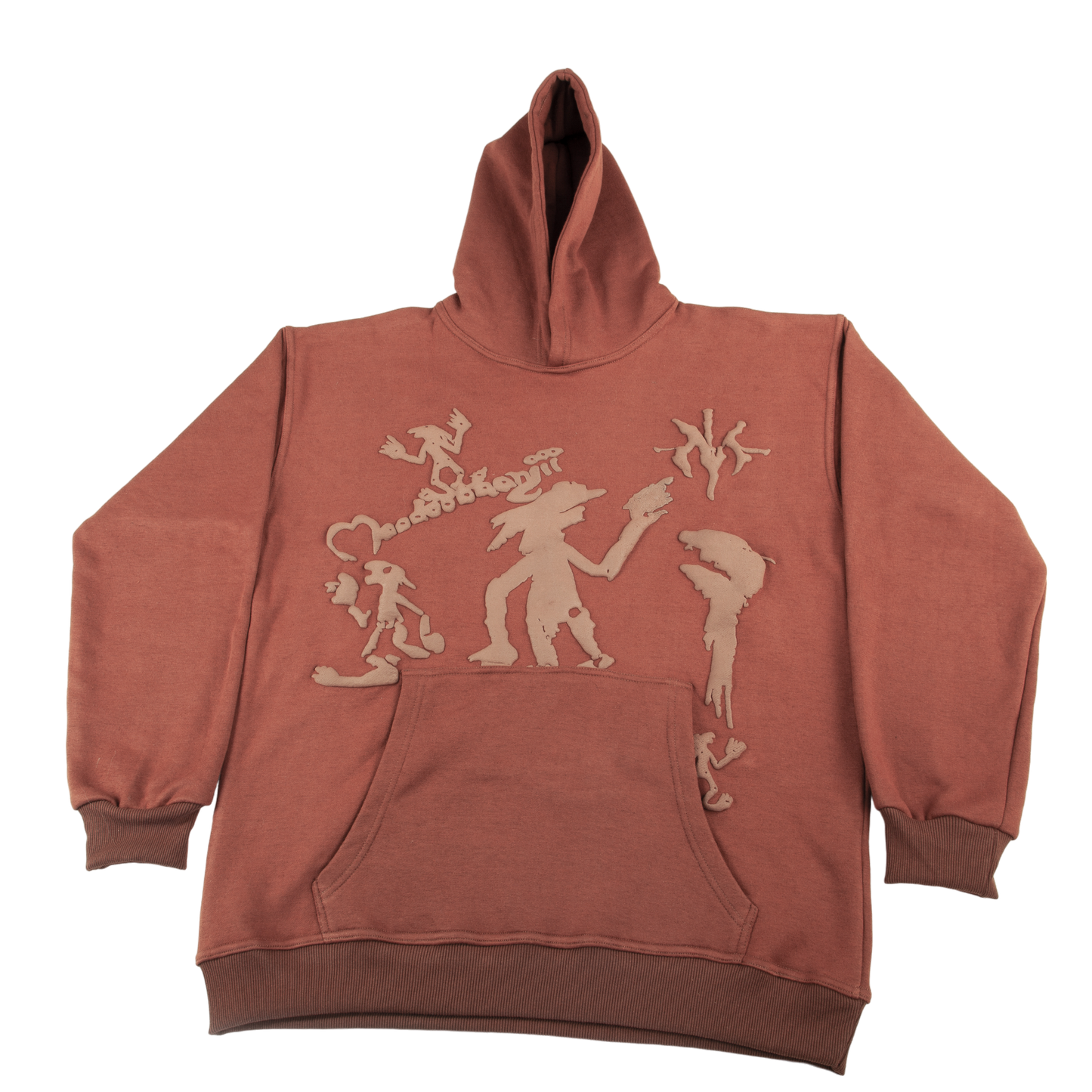 Rust Brown Campfire Hoodie